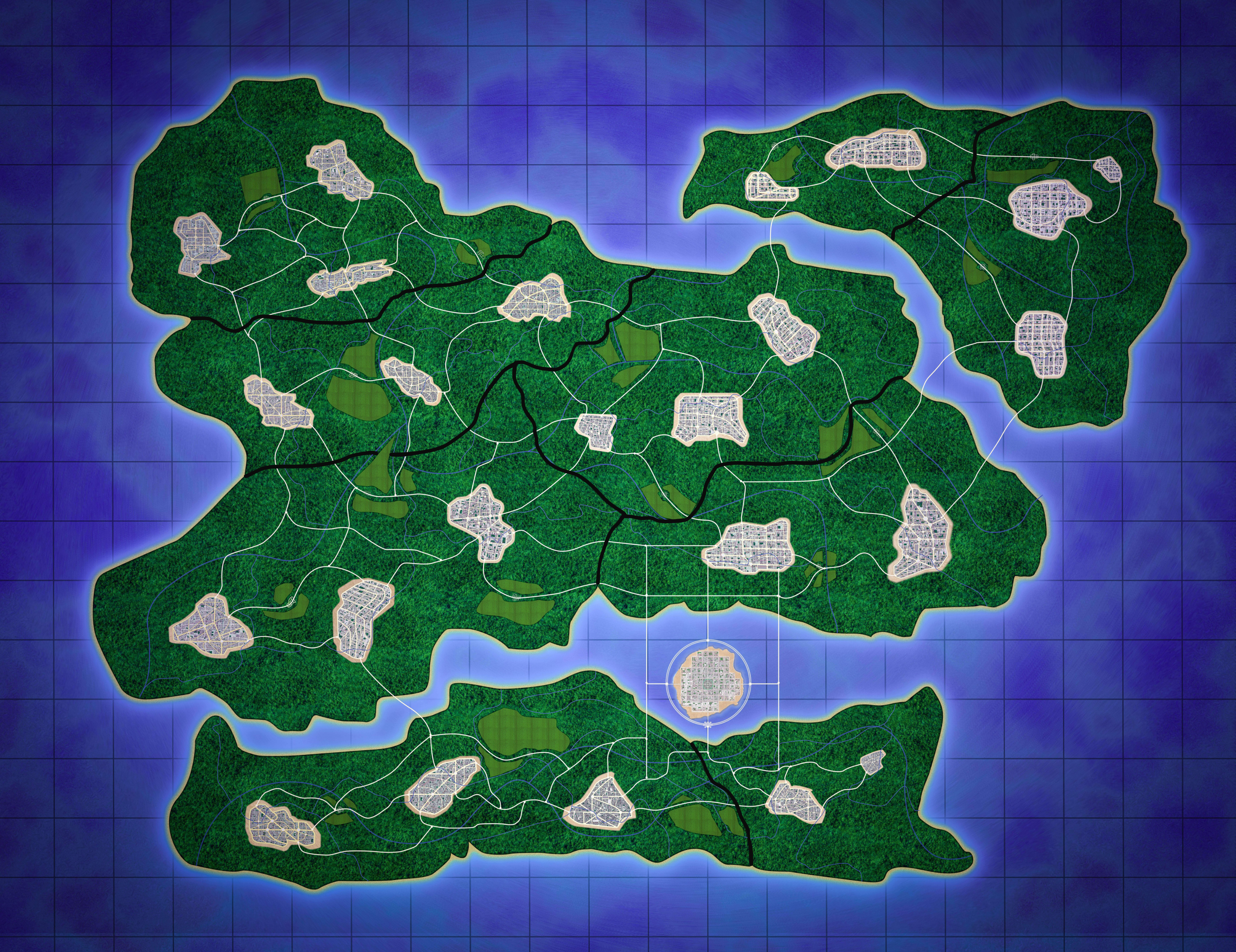 extronic world map